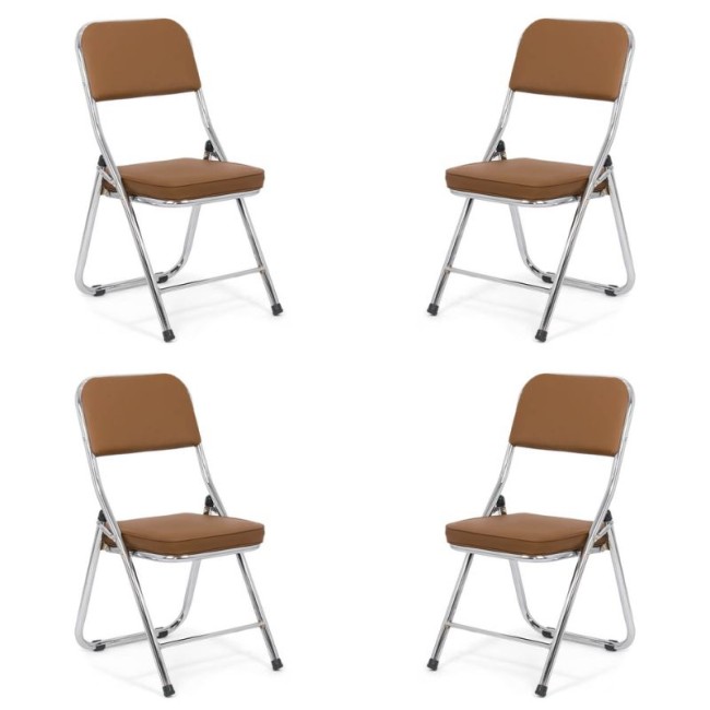 Set 4 scaune pliabile pentru diverse evenimente Set 4 scaune pliabile pentru diverse evenimente
