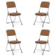 Set 4 scaune pliabile pentru diverse evenimente Set 4 scaune pliabile pentru diverse evenimente
