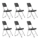 Set 6 scaune pliabile pentru diverse evenimente
