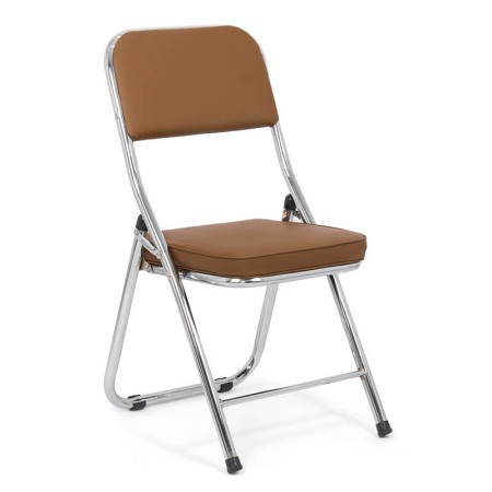 Scaune pliabile pe cadru cromat