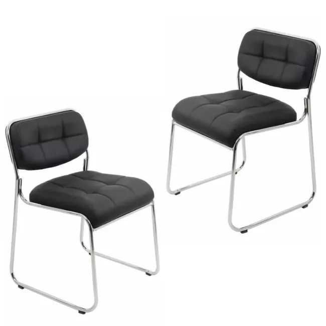 Scaune de conferință și vizitator HRC 608 Negru