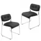 Scaune de conferință și vizitator HRC 608 Negru