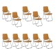 Set 10 scaune pliante pentru diverse evenimente Set 10 scaune pliante pentru diverse evenimente