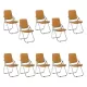 Set 10 scaune pliante pentru diverse evenimente