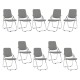 Set 10 scaune pliante pentru diverse evenimente Set 10 scaune pliante pentru diverse evenimente