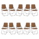 Set 10 scaune pliante pentru diverse evenimente Set 10 scaune pliante pentru diverse evenimente