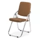 Scaune pliante cadru cromat pe culoarea Maro