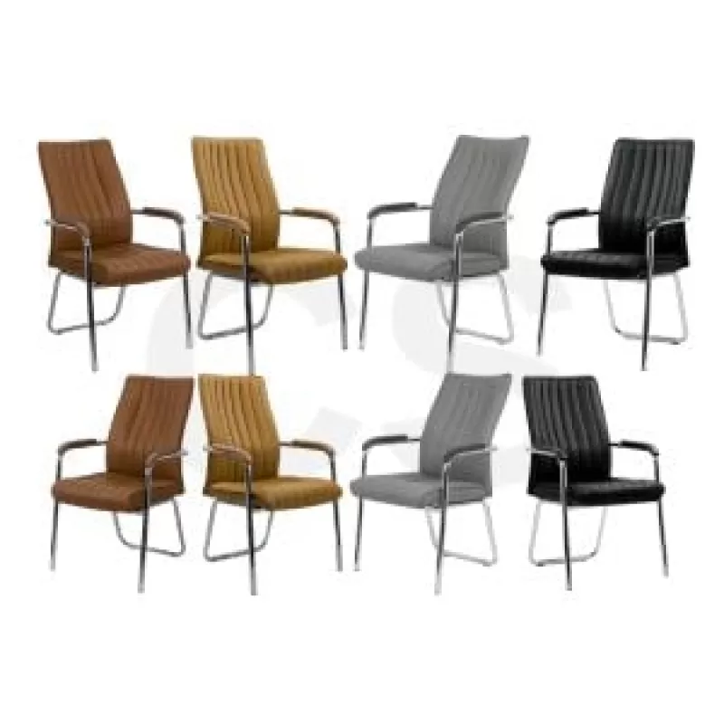 4 scaune pentru conferințe și săli de așteptare model 614