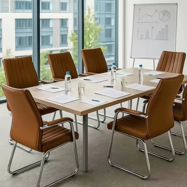 Scaune pentru conferințe și săli de așteptare HRC 614 Maro