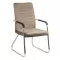 Scaune vizitatori din catifea și cadru cromat OFF 833V bej