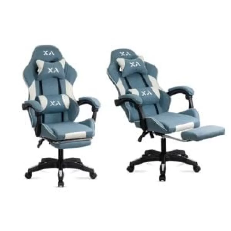 Scaune de gaming Office 295 din stofă cu spătar rabatabil