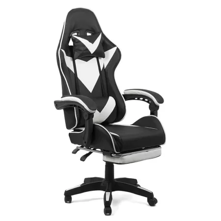 Scaun gaming alb/negru OFF 299