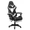 Scaun gaming alb/negru OFF 299