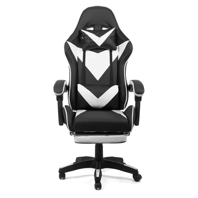 Scaun gaming alb/negru OFF 299