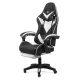 Scaun gaming alb/negru OFF 299