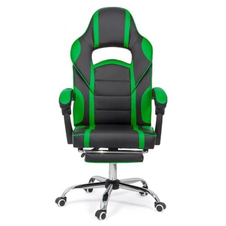 Scaun gaming cu suport de picioare OFF 302 verde Scaun gaming cu suport de picioare OFF 302 verde