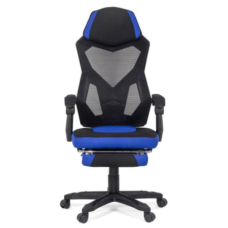 Scaun gaming cu suport de picioare OFF 304 albastru Scaun gaming cu suport de picioare OFF 304 albastru