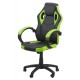 Scaun de birou si gaming pe culoarea verde cu negru