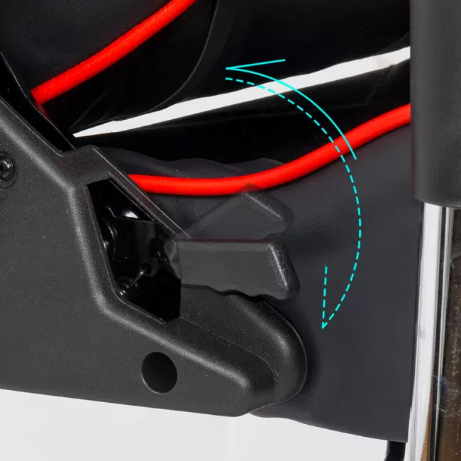 Scaun gaming cu spătar rabatabil OFF 306 roșu