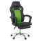 Scaun de gaming cu suport picioare rezistent-120 Kg