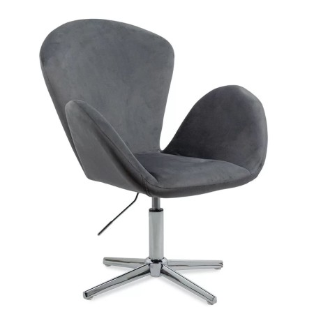 Scaune de relaxare din catifea REL 406 Gri Scaune de relaxare din catifea REL 406 Gri