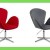Scaune moderne de relaxare din catifea