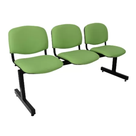 Bancă, banchetă de așteptare cu 3 locuri, stofă sau piele eco