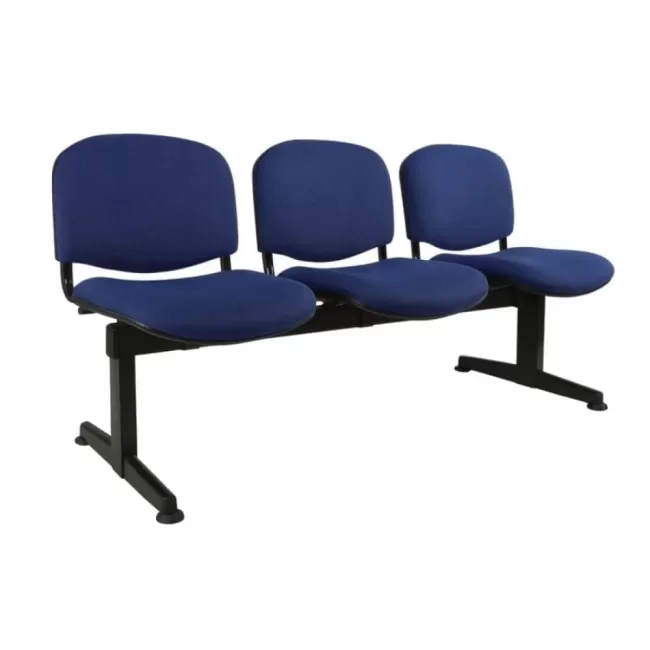 Bancă, banchetă de așteptare cu 3 locuri, stofă sau piele eco