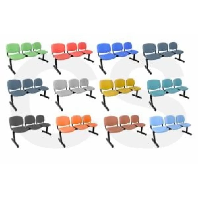 Bănci de așteptare 1123 – 3 locuri, rezistente și accesibile