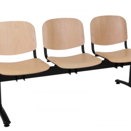 Bancă de așteptare 3 lemn Bancă de așteptare 3 lemn