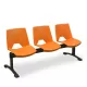 Bancă, bancheta de așteptare Strike cu 3 locuri