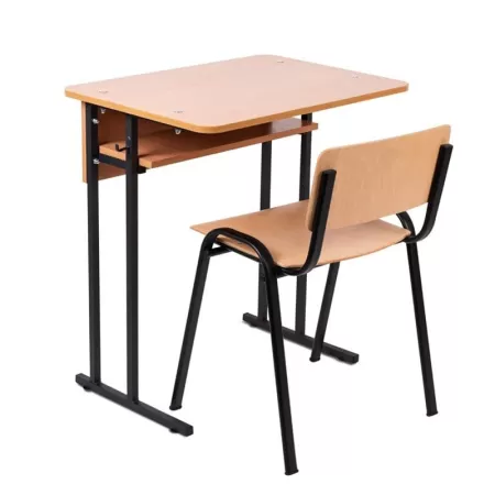 Set școlar cu 1 loc pentru elev format din bancă și scaun