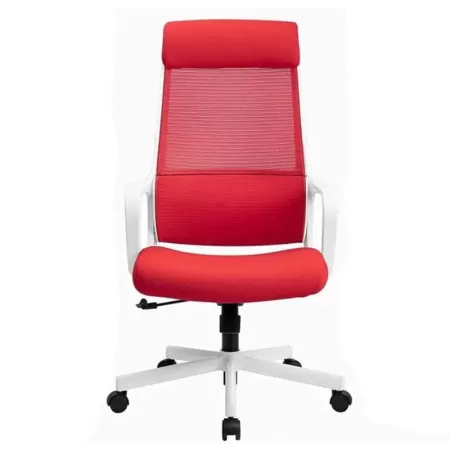 Scaune de birou Atena rotative material textil roșu