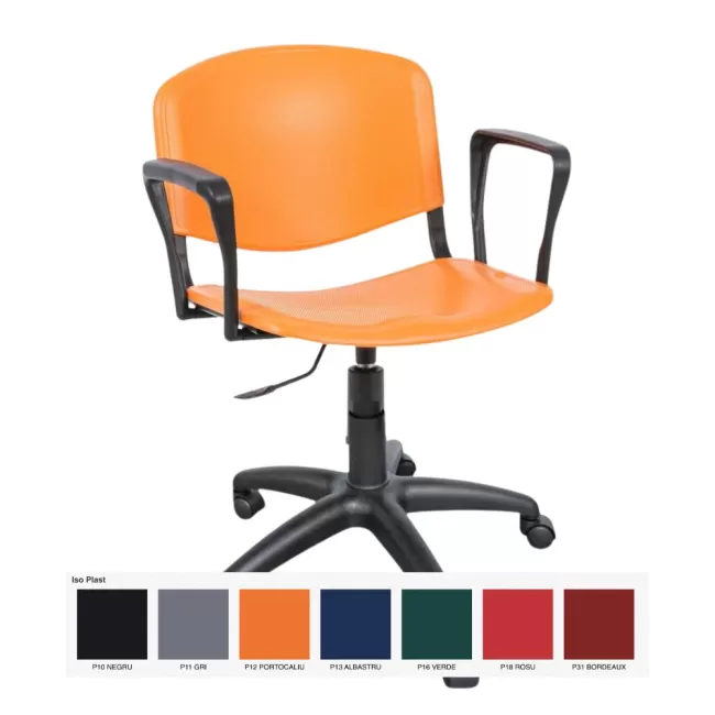 Scaun de birou, rotativ Taurus E plastic