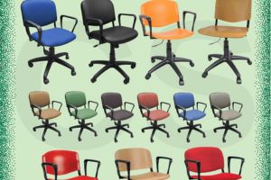 Scaune birou Taurus E – rotative, rezistente și accesibile