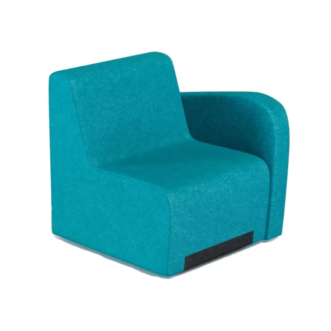 Fotoliu modular pentru spații moderne de relaxare RUBICO 1BR