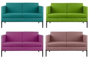 Canapele Bergamo 102 la comandă în diverse culori și materiale