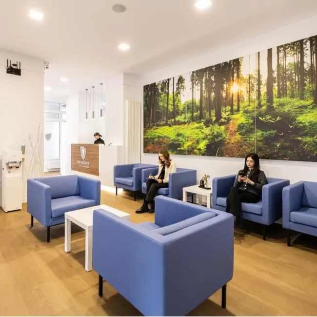 Fotoliu pentru zona de așteptare model Bergamo 100