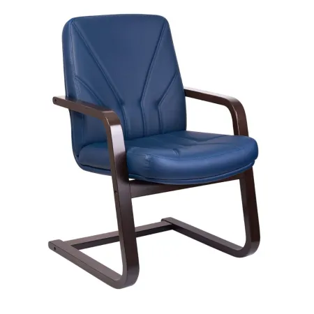 Scaun conferință și vizitator 5950-S – cadru din lemn wenge, design elegant și confort premium