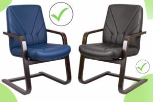 Scaune de conferință, vizitator cadru lemn wenge  model 5950-S