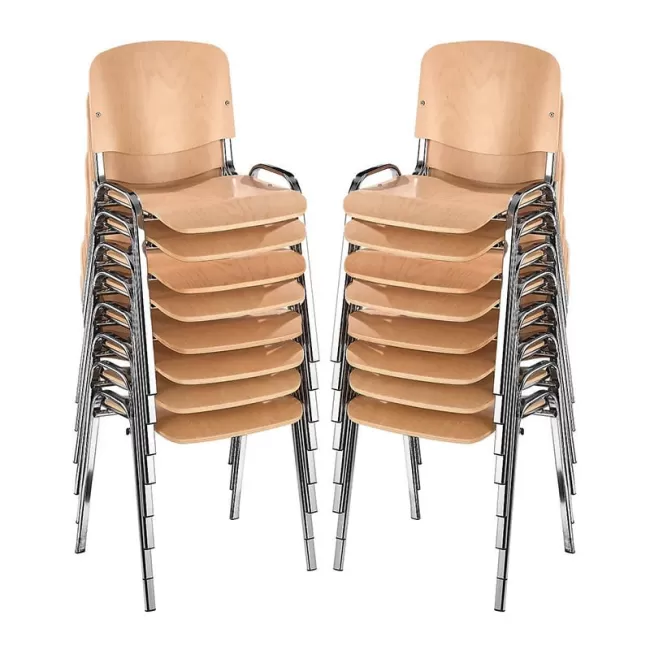 Scaune pe cadru cromat pentru cantina si diverse evenimente