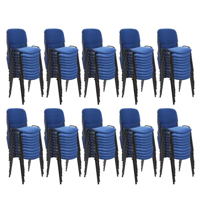 Set 100 de scaune pentru diverse evenimente-albastru