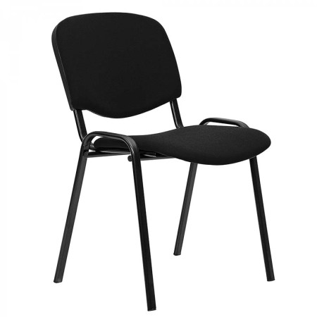 Scaun vizitator Felicia fix stofă C11 negru Scaun vizitator Felicia fix stofă C11 negru