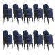Set 100 de scaune pentru diverse evenimente-albastru inchis