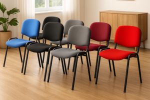 Scaune de conferință Felicia în diverse culori – fabricate în România