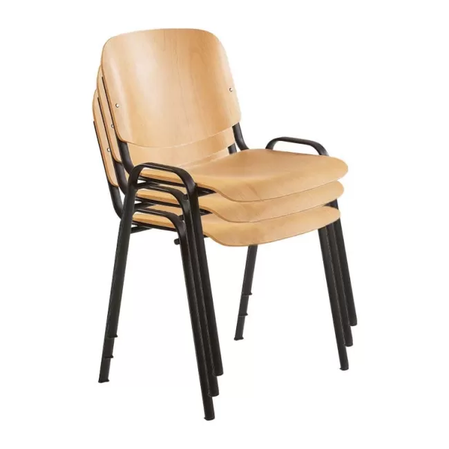 Scaune birou vizitator Taurus TN Lemn pe cadru fix