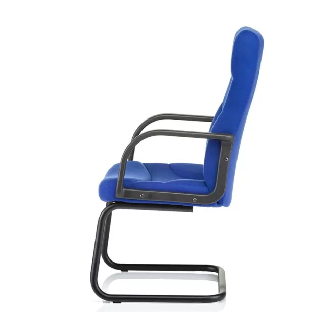 	Scaune vizitator Riva S baza tip sanie-albastru