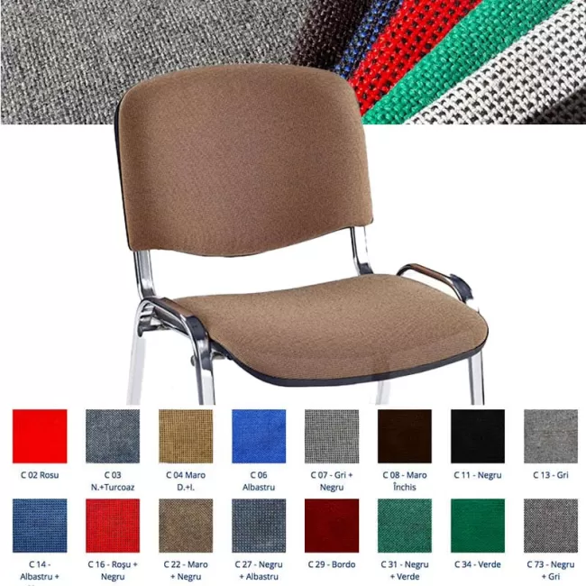 Scaune vizitator Taurus TC stofă în diferite culori