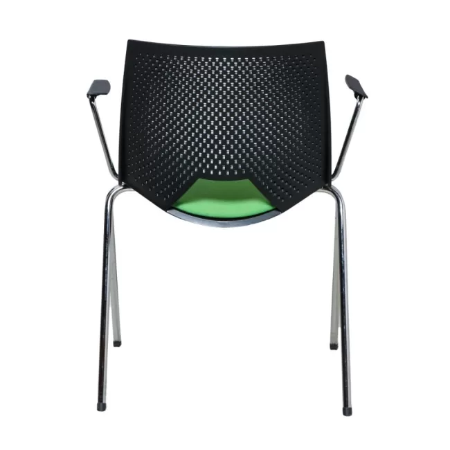 Scaune conferință Strike 2131 cu brațe și șezut tapițat