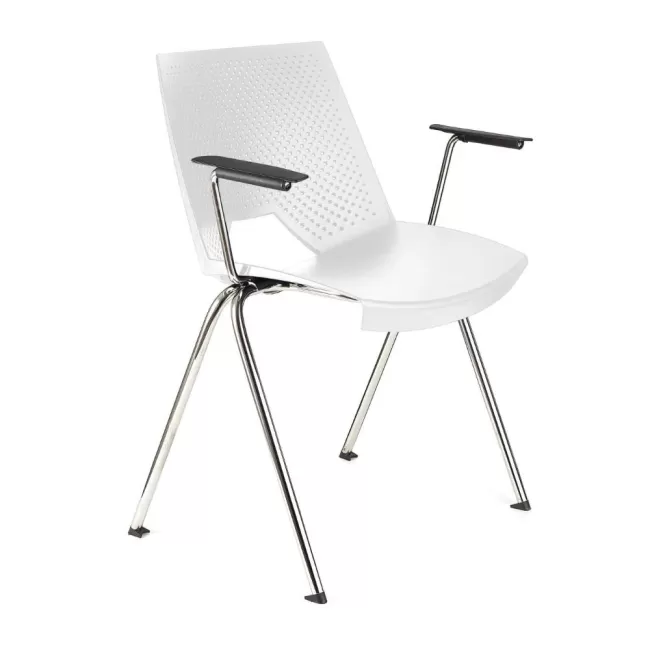 Scaune conferință Strike 2131 BR metal cromat+plastic